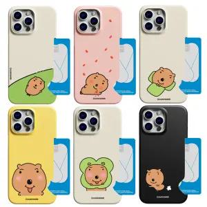 극락쿼카 뿡하하 카드 하드 케이스 갤럭시S25 S24 S23 S22 S21 울트라 플러스 아이폰16 프로 15 14 13 12