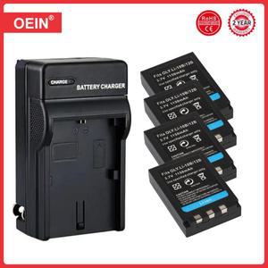 Li-10B 배터리 올림푸스 Li 10B C-50 C-60 X-1 X-500 FE-200 4개