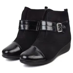 여성 앵클부츠 키높이 웨지 통굽 데일리 슈즈 통굽부츠 여자정장구두 여자키높이신발