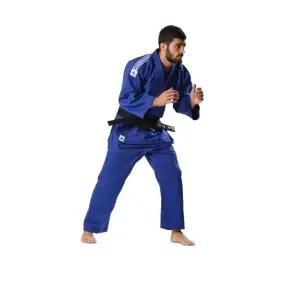 adidas J500 화이트 블루 유도슈트 주짓수 경량 트레이닝 GI 오리지날 수입 유도복