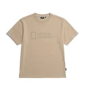 [내셔널지오그래픽] N232UTS810 빅 로고 반팔 티셔츠 OAK