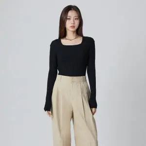 [LAP](의정부점)스퀘어넥 슬림 니트 AR4KHA62