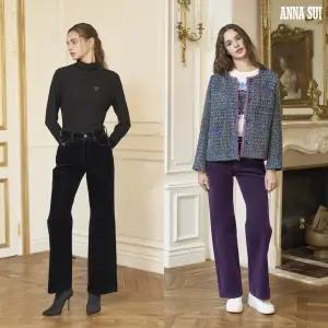 벨벳 데님 팬츠