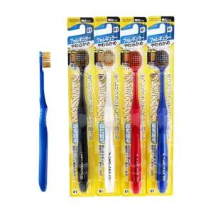 일본 에비스 칫솔 프리미엄 케어 81번 7열 부드러운모 12개입 색상랜덤