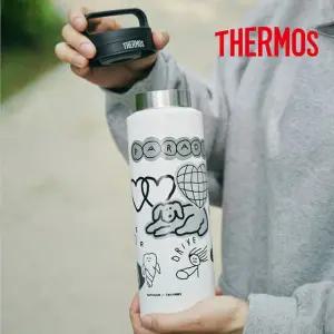 써모스X이나피스퀘어 캐리 핸들 텀블러 800ml / JOW-800KC