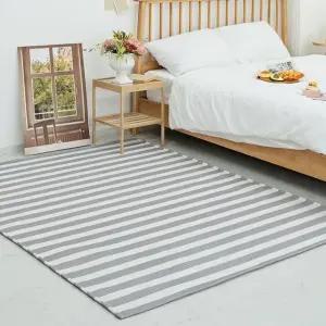 시어서커 러그 스트라이프 그레이 150x200 (WC68892)
