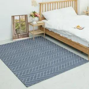 시어서커 러그 헤링본 그레이 200x250 (WC6891A)