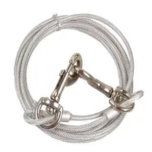 강아지 대형견 롱와이어 리드줄 5m 애견 PVC 목줄/강아지줄/개목걸이/자동/산책줄/진돗개/리더줄/강아지끈