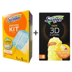 스위퍼 더스터180 30cm핸들1개 리필5입 +360 먼지떨이 리필5입