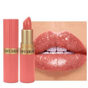 샘슈가 6색 초콜릿 바 립스틱 메이크업 펄 매트 지속력 좋은 워터프루프