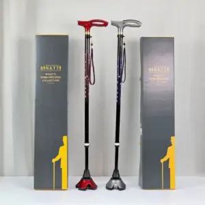 [일반구매] 국산 카본 어르신지팡이 SS 경량 사발 네발 4발 풀카본 노인용 접이식 초경량 노인용 지팡이