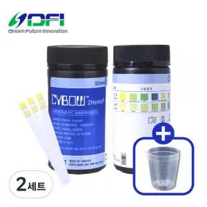 DFI 소변검사 키트 당뇨 단백뇨 혈뇨 케톤 1종 2종 4종 10종 100매, 3소변스틱2종단..., 2개