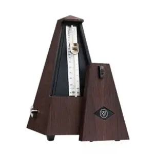 엔틱 우드 태엽 메트로놈 다크 기계식 박자기 수동 (WFC6B9C)