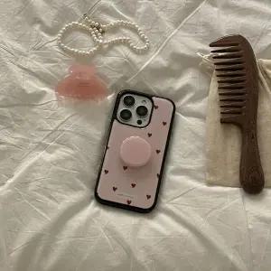 sweet knit love 디자인 블랙 맥세이프 범퍼케이스