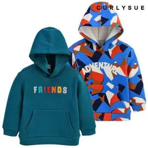 [보리보리/컬리수]아동 포근 후드티셔츠 C214TSG55P