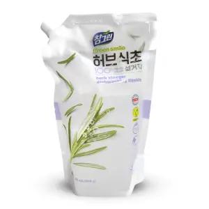 LION 참그린 허브 식초 설거지 주방세제 리필 900g