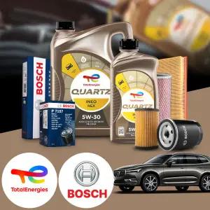 볼보 XC60 2.0d 디젤 토탈 쿼츠 이네오 넥스 5W30 엔진오일 필터세트