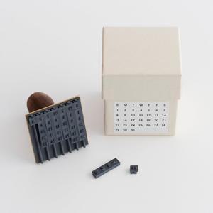 nombre 만년 캘린더 월간 달력용 스탬프