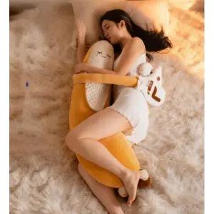 포근한 토닥토닥 쿠션 포옹 인형 움직이는 성인 대형 110x20x23cm