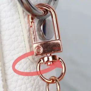 [하프클럽/]키링 부자재 D형 회전고리 로즈골드 5P 키링부자재 열