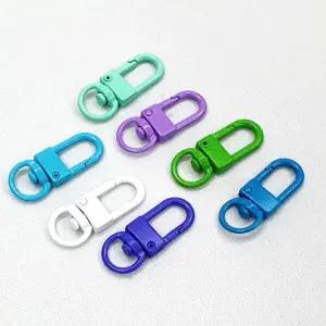 [하프클럽/]회전 부자재 D모양 컬러 키링고리 열쇠고리 5P