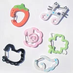 [하프클럽/]늘이랑 아크릴 카라비너 키링 가방 꾸미기 열쇠고리