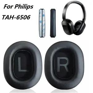 필립스 TAH6506 헤드폰 교체용 이어 패드 쿠션 TAH-6506 귀마개 이어 커버 베개 헤드밴드 쿠션