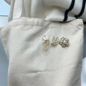 [하프클럽/]진주 튤립 옷핀 브로치