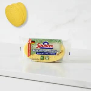 스폰텍스 손목이 편한 프랑스 수세미 원형 스펀지 클래식 3개