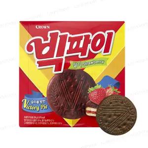 크라운 빅파이 딸기 324g 1개