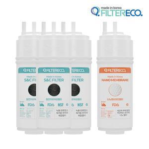 교원웰스 정수기 WL652NWA 필터 호환 최고급형 20cm 1년 세트