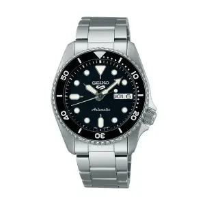 [세이코알바]세이코 남성 남자 블랙 실버 오토매틱 메탈시계 SRPK29K1