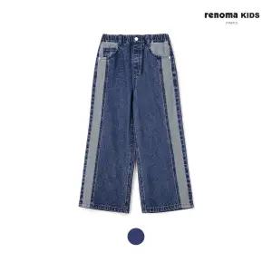 [레노마키즈](본사직영) 여아절개투톤와이드데님팬츠(R2331Q262_36)