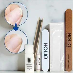 손톱 랩핑 기초 네일 세트 셀프 젤 보수 찢어진 붙이는 키트 실크