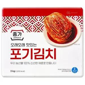 [해핑] 코스트코 종가집 오래오래 맛있는 국산 포기김치 3kg 아이스포장