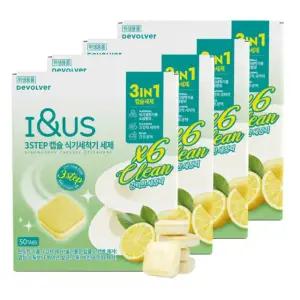 아이앤어스 3step 식기세척기 식세기 세제 타블렛 10g 50개입 4개