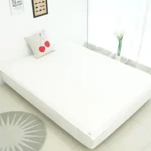 홑겹 방수시트 매트리스 보호 패드 싱글 네모 밴딩 고정형 침대 커버