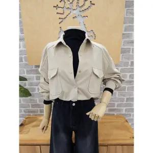 [레코브](신세계 사우스시티)스웨이드 셔츠형 자켓 (LC61F3JK505X)