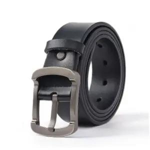 남성벨트 포스맨 핀버클 소가죽 벨트 블랙) 캐주얼 정장벨트 남성벨트 가죽벨트