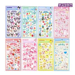 산리오 봉봉 드롭 스티커 3D 입체스티커 캐릭터 씰 꾸미기 데코 팬시 다꾸 레진