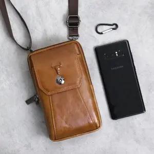 남자 여행 핸드폰 지갑 미니 가죽 크로스백 학생크로스백 남자직장인가방 남자크로스가방