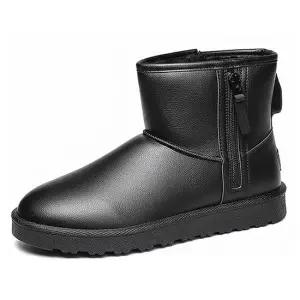 남자 겨울 지퍼 방한 숏부츠 털슈즈 신발 남자숏부츠겨울 지퍼부츠남성 방한숏부츠