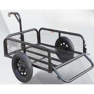 오토바이 트레일러 리어카 후면 개방 짐칸 리어백 일체형 견인 통축/80x60x30