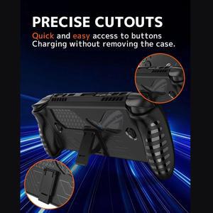 콘솔 Asus ROG Xbox Ally/X 케이스 커버 휴대용 게임 콘솔 미끄럼 방지 풀 프로텍티브 스탠드 포함 액세서