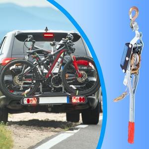 핸드 윈치 수동 와이어 스트레처 더블 훅 견인 (당김, 크림핑, 정원 작업, 배일링 설치, 프레이밍, 데크용