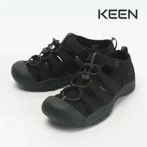 킨 샌들 뉴포트 H2 Y GS 여성 트리플 블랙 1032145