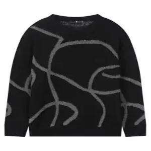 [버커루] 남성) 자카드 니트 풀오버 (B254KT201P)