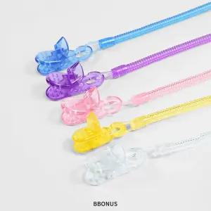 (색상:퍼플)스프링집게 가위걸이 집게줄 6color간호사 스프링 클립 널스 명찰끈 홀더