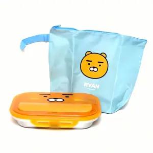 어린이집 식판 수저 가방 세트 유아 용 급식 쟁반 아동 식기 간편 보관 먹기 편리 어린이