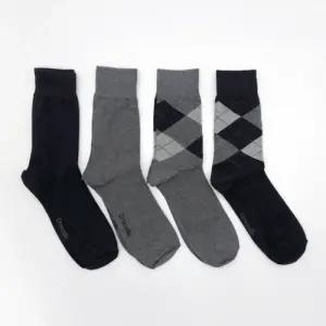 (튼튼)크로커다일 신사 베이직 장목 양말 5켤레 ELY-9001 정장 남성 남자 남성용 용정장